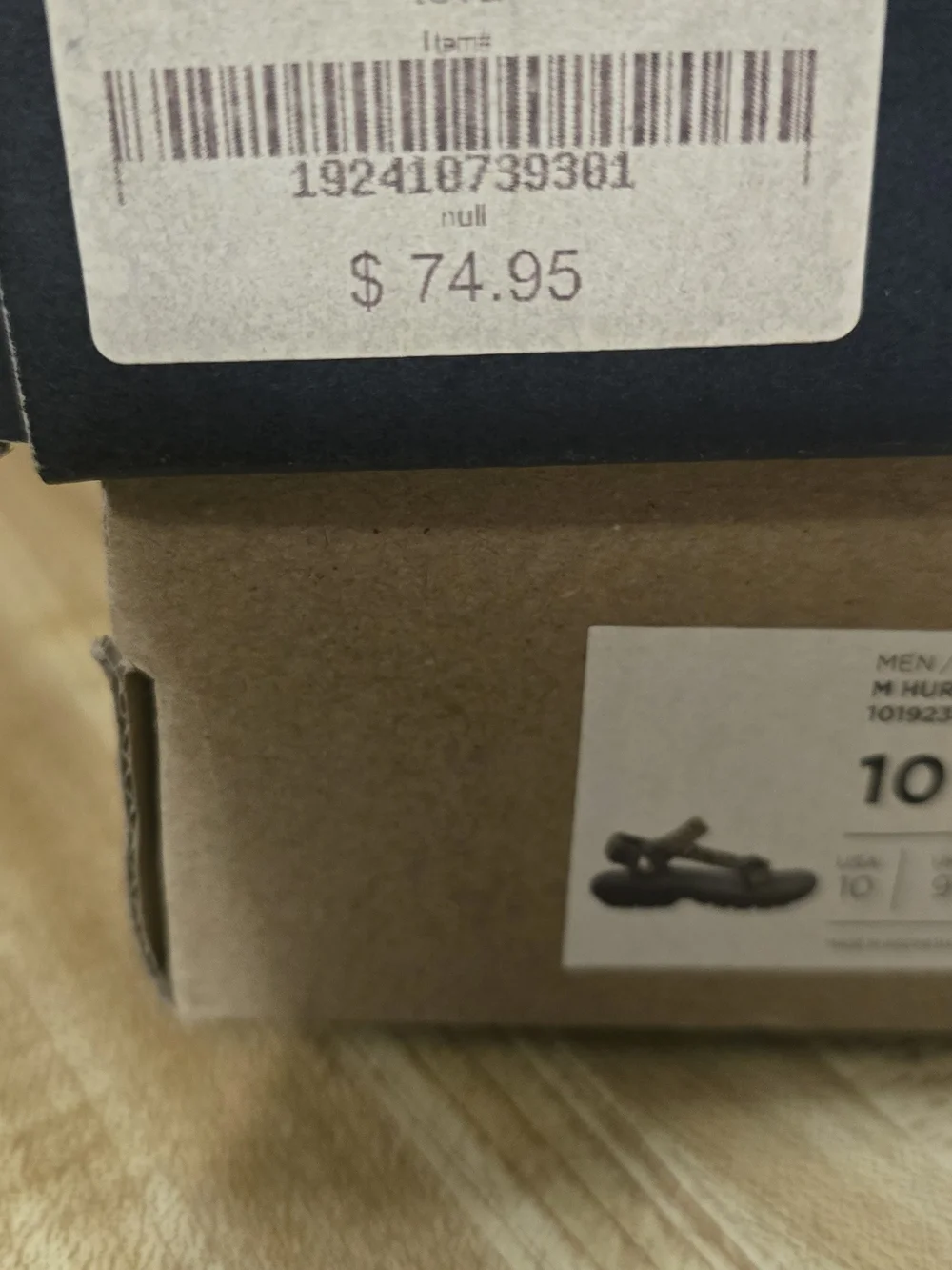 Teva Mens Size 10 Adjustable Sport Sandals in Olive/Black XLT2 New Without Tags.